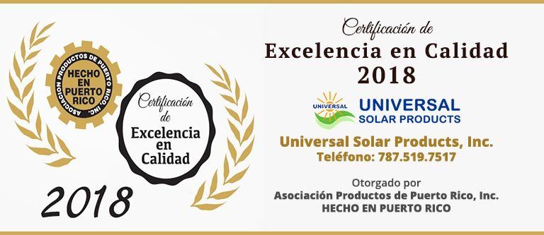 Universal Solar excelencia en calidad